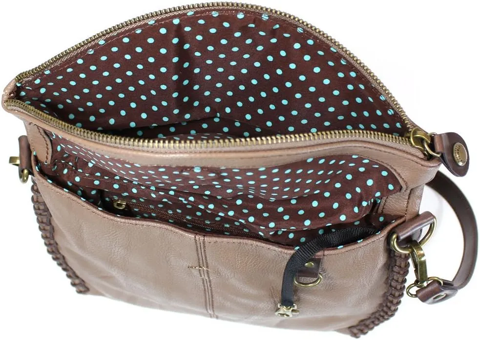 CHALA Charming Crossbody Bag Shoulder Handbag With Flap Top and Zipper Handbag Only- Multi-color