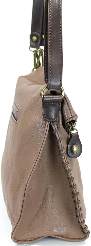 CHALA Charming Crossbody Bag Shoulder Handbag With Flap Top and Zipper Handbag Only- Multi-color