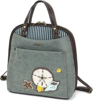 CHALA Convertible Backpack Purse - Women Convertible Shoulder Purse with Adjustable Strap