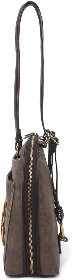 CHALA Convertible Backpack Purse - Women Convertible Shoulder Purse with Adjustable Strap