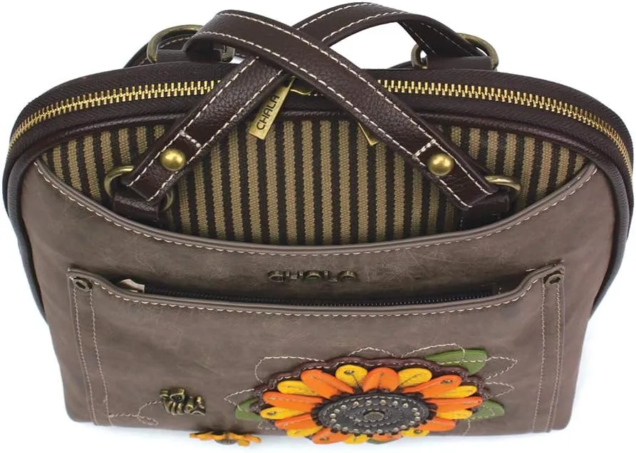 CHALA Convertible Backpack Purse - Women Convertible Shoulder Purse with Adjustable Strap