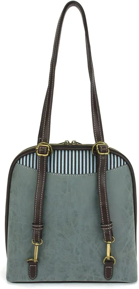 CHALA Convertible Backpack Purse - Women Convertible Shoulder Purse with Adjustable Strap