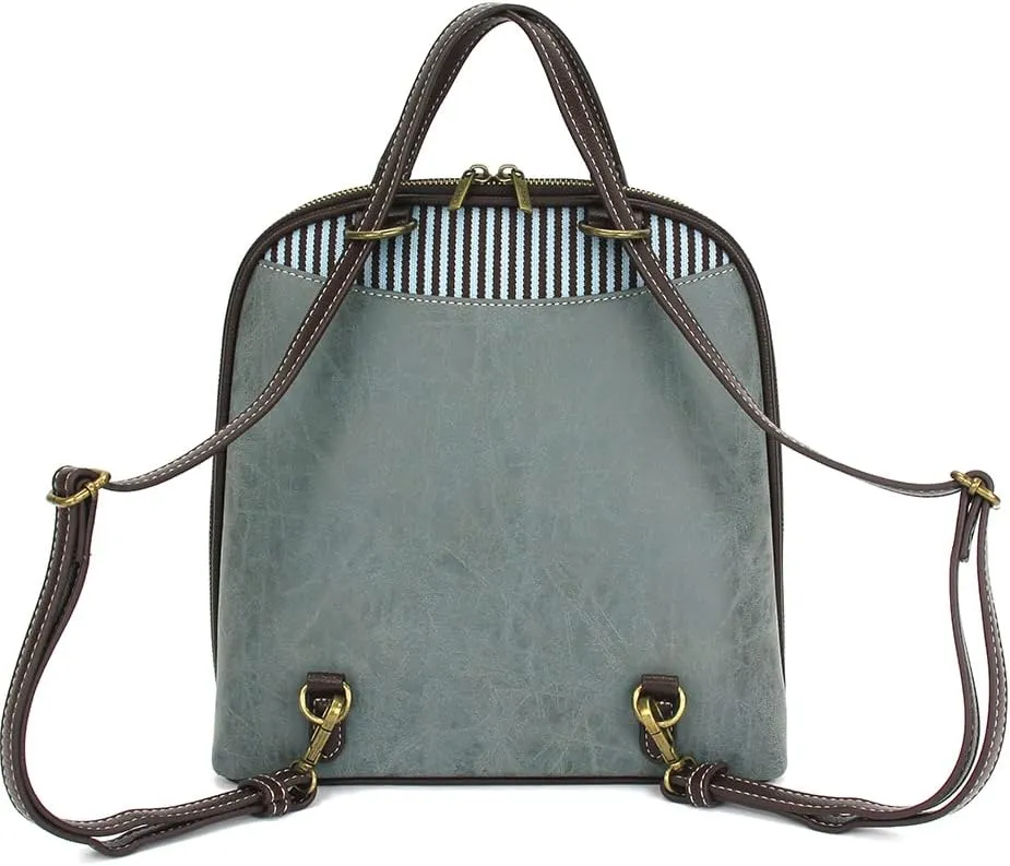 CHALA Convertible Backpack Purse - Women Convertible Shoulder Purse with Adjustable Strap