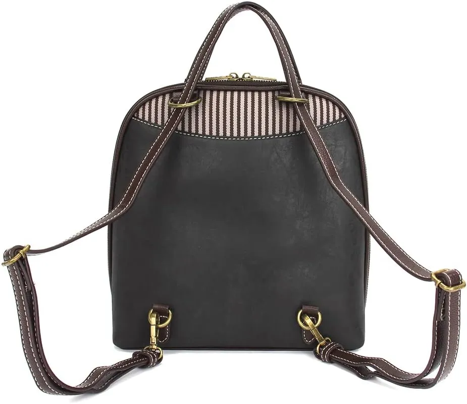 CHALA Convertible Backpack Purse - Women Convertible Shoulder Purse with Adjustable Strap