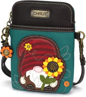 CHALA Crossbody Cell Phone Purse | Women's Multi-Color Wristlet Handbags with Adjustable Strap