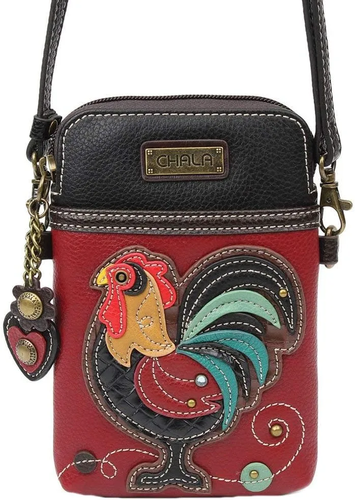CHALA Crossbody Cell Phone Purse | Women's Multi-Color Wristlet Handbags with Adjustable Strap
