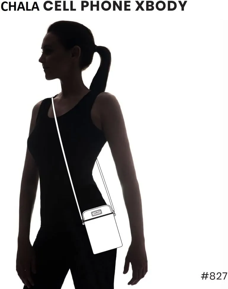 CHALA Crossbody Cell Phone Purse | Women's Multi-Color Wristlet Handbags with Adjustable Strap