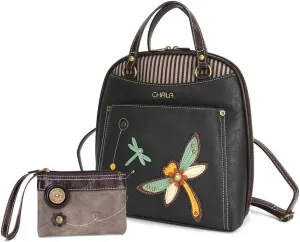 CHALA Group Handbags Multi-Color Convertible Mini Backpack Purse (870)