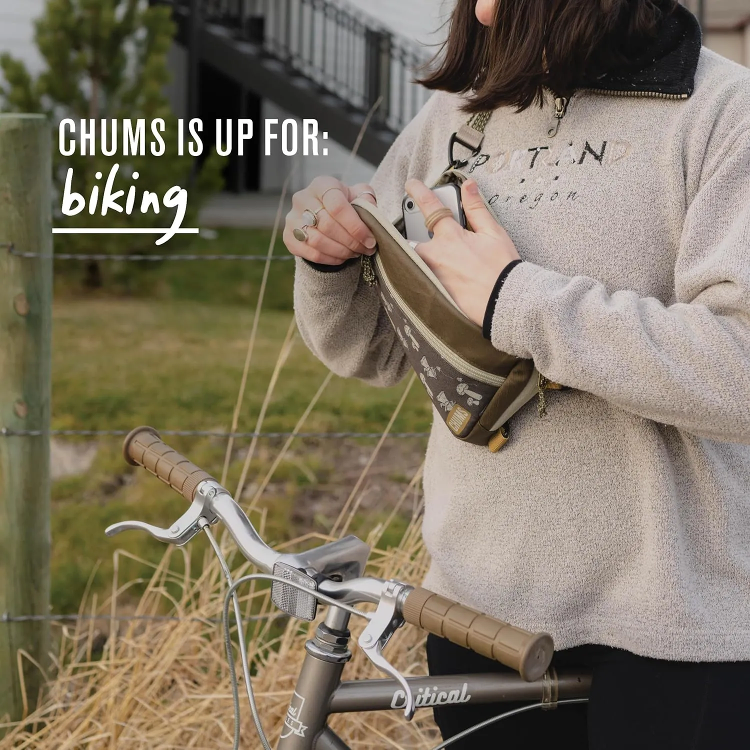 Chums Rover Crossbody Sling Bag for Women & Men – Convertible, Multi-Pocket Day Pack for Travel