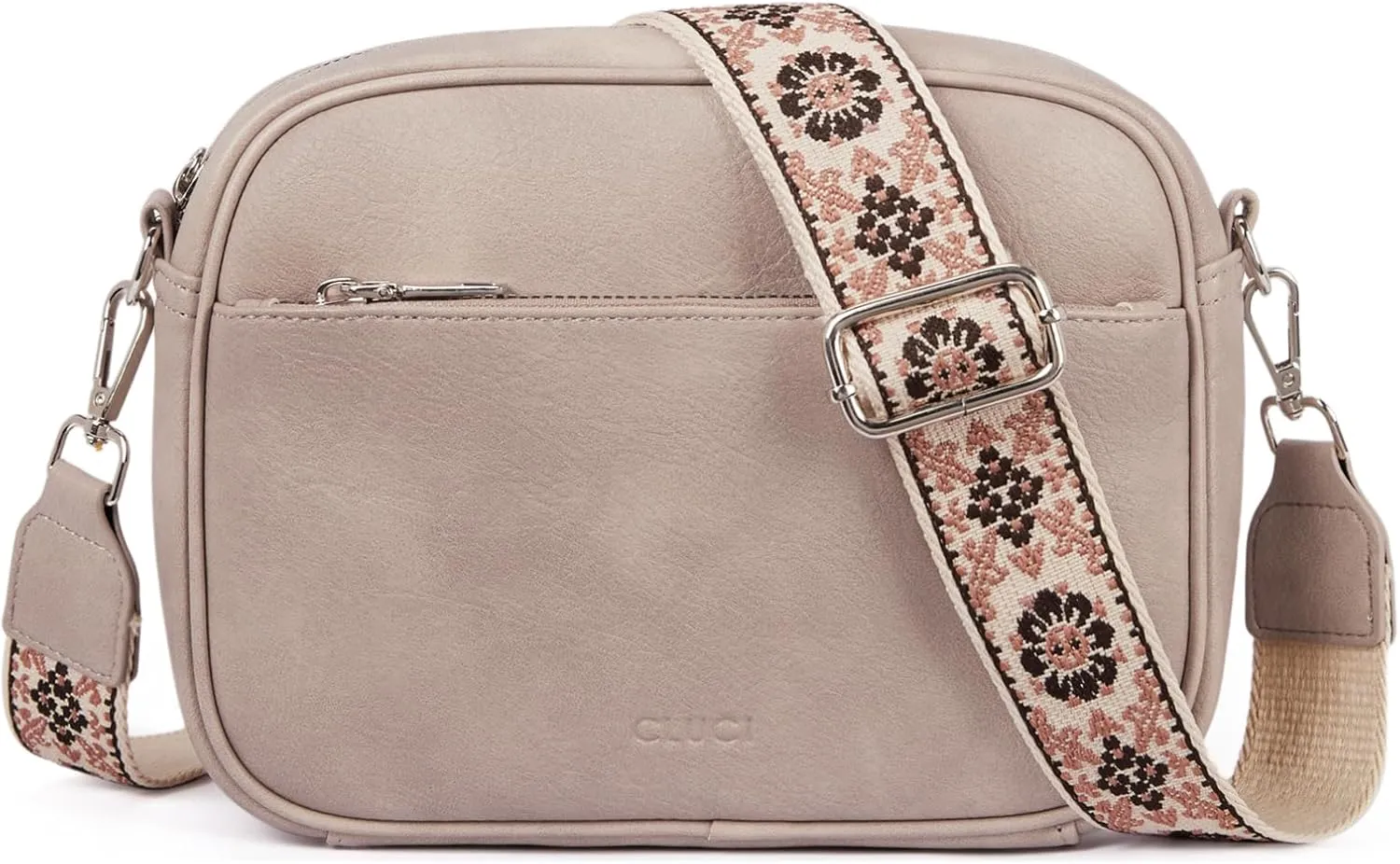 CLUCI Crossbody Bags for Women, Vegan Leather Shoulder Handbags，Purses for Women with Adjustable Wide Strap