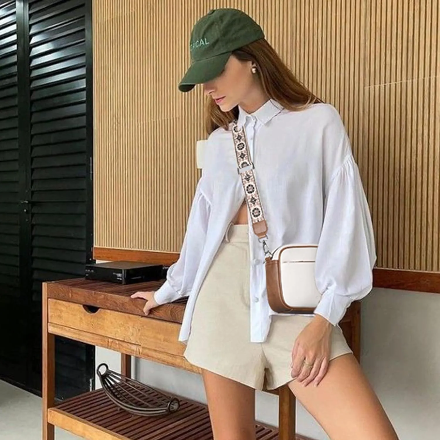CLUCI Crossbody Bags for Women, Vegan Leather Shoulder Handbags，Purses for Women with Adjustable Wide Strap