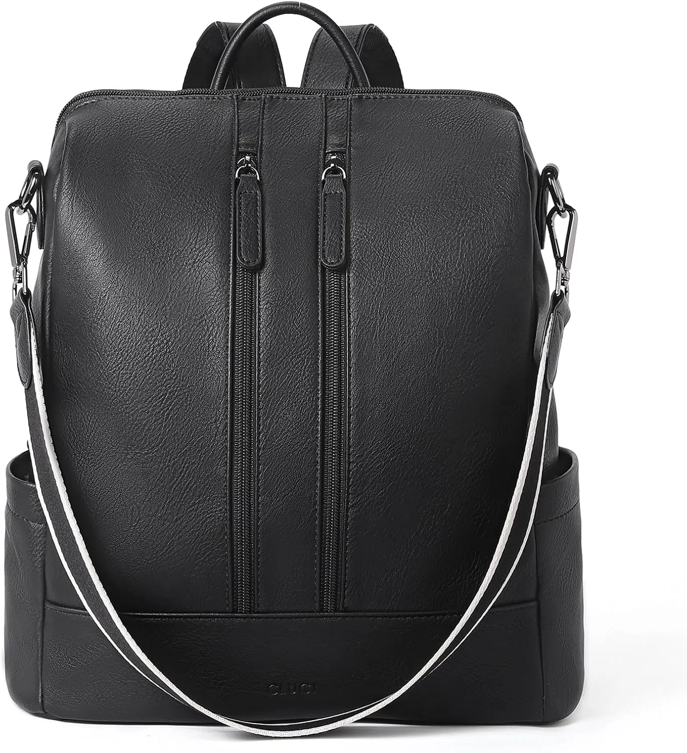 CLUCI Leather Backpack Purse for Women Convertible Large Travel Ladies Designer Fashion Casual College Shoulder Bag