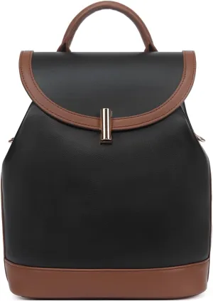CLUCI Leather Backpack Purse for Women Travel Backpack Convertible Shoulder Bag with Adjustable Strap