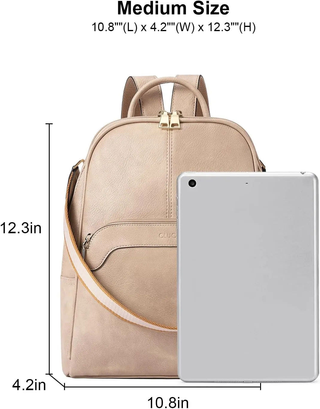 CLUCI Womens Backpack Purse Travel Backpack Leather Convertible Ladies Designer Daypack Shoulder Bags