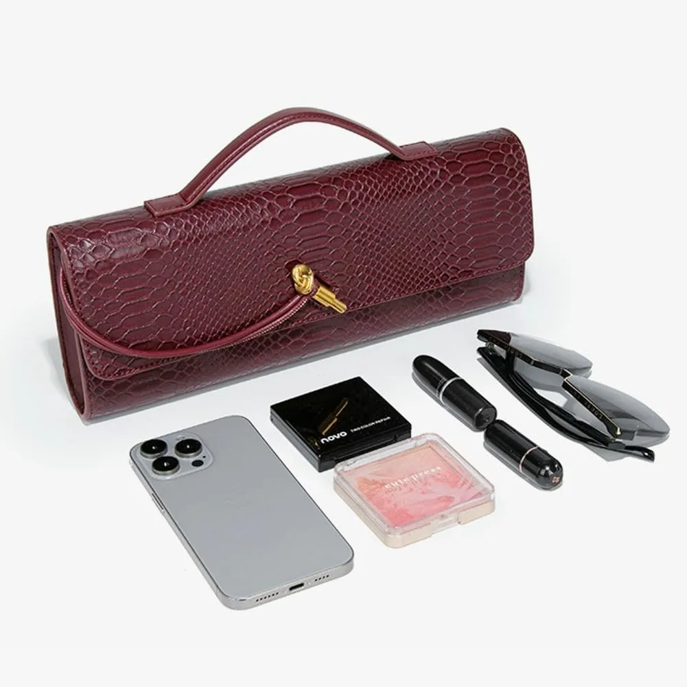 Clutch Purses for Women PU Leather Evening Bag Woven Clutch Trendy Purse Crossbody Bags Cute Handbag Shoulder Bag