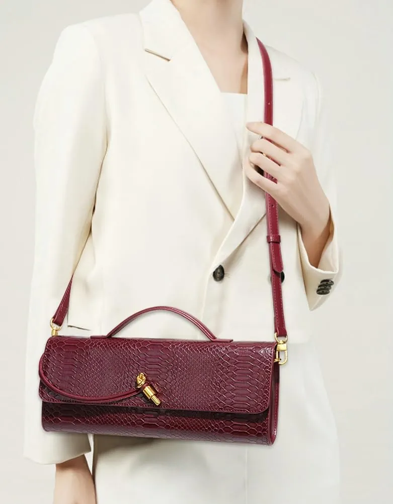 Clutch Purses for Women PU Leather Evening Bag Woven Clutch Trendy Purse Crossbody Bags Cute Handbag Shoulder Bag