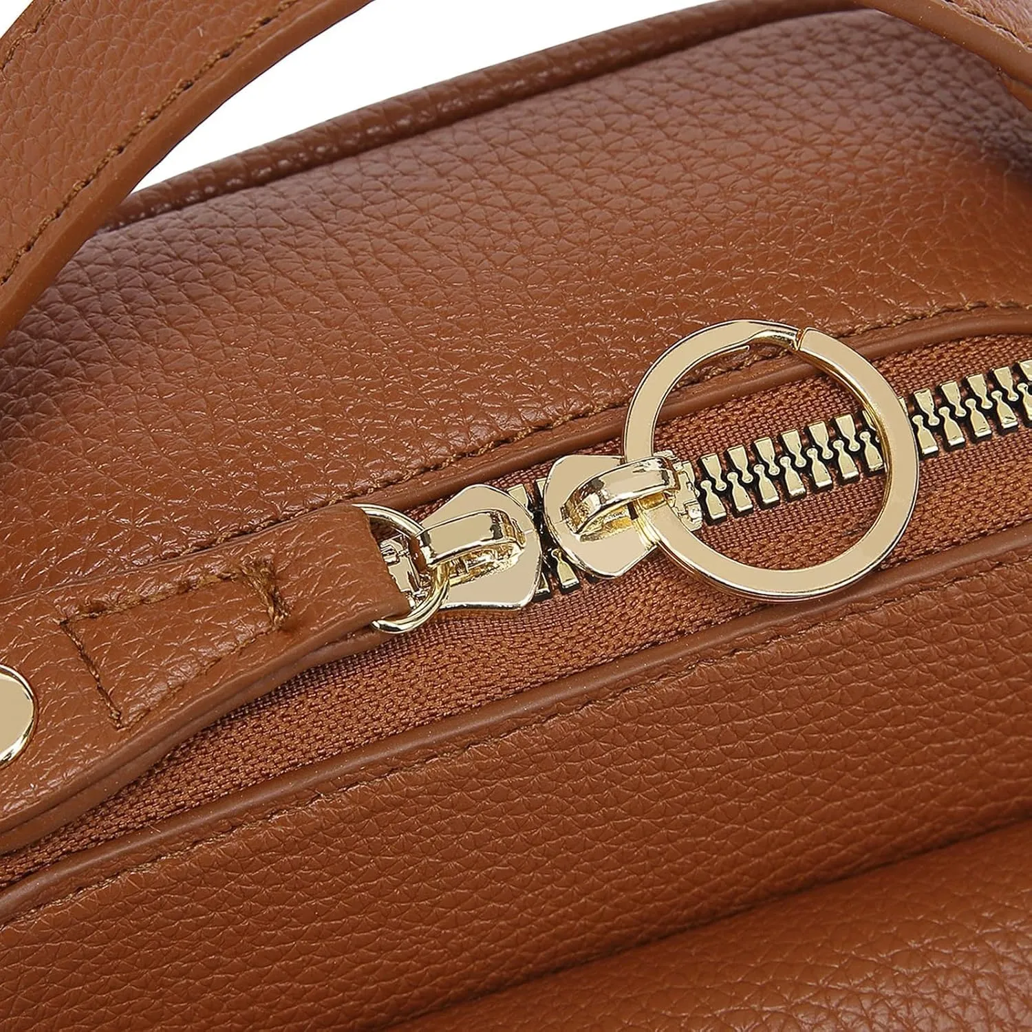 Collaborate Crossbody Leather Bag, Mini Cell Phone Pouch with Card Slots, Retro Small Purse, Adjustable Strap Handbag