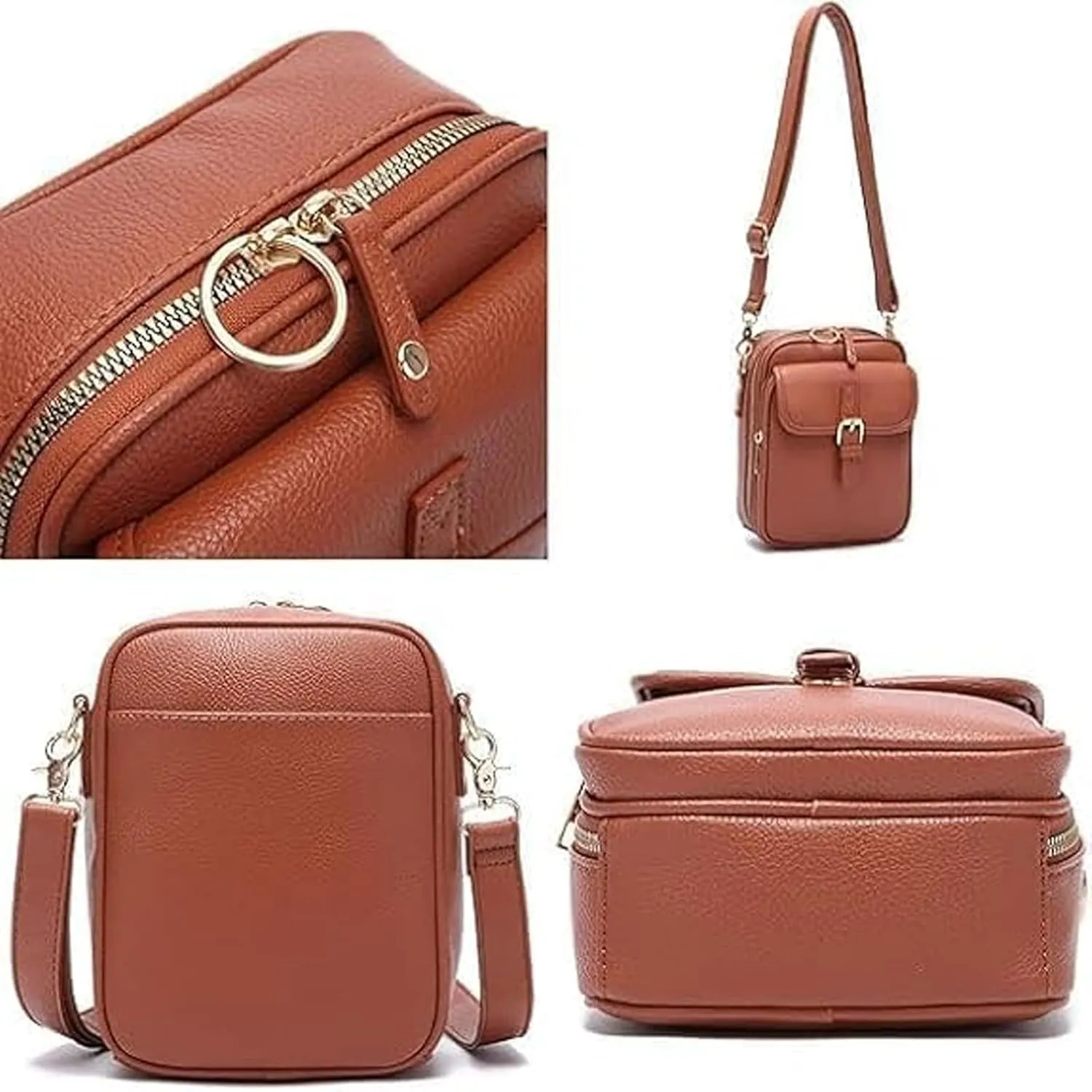 Collaborate Crossbody Leather Bag,Collaboraten1 Urvashi Cross Body Anti Theft Bag,Tojoyride Collaboration Shoulder Purse