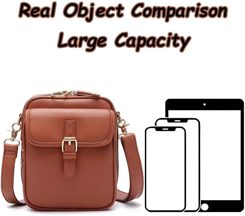 Collaboraten1 Crossbody Bag, Collaborateam Urvashi,Crossbody Anti Theft Leather Bag, Vintage Large Capacity Mini