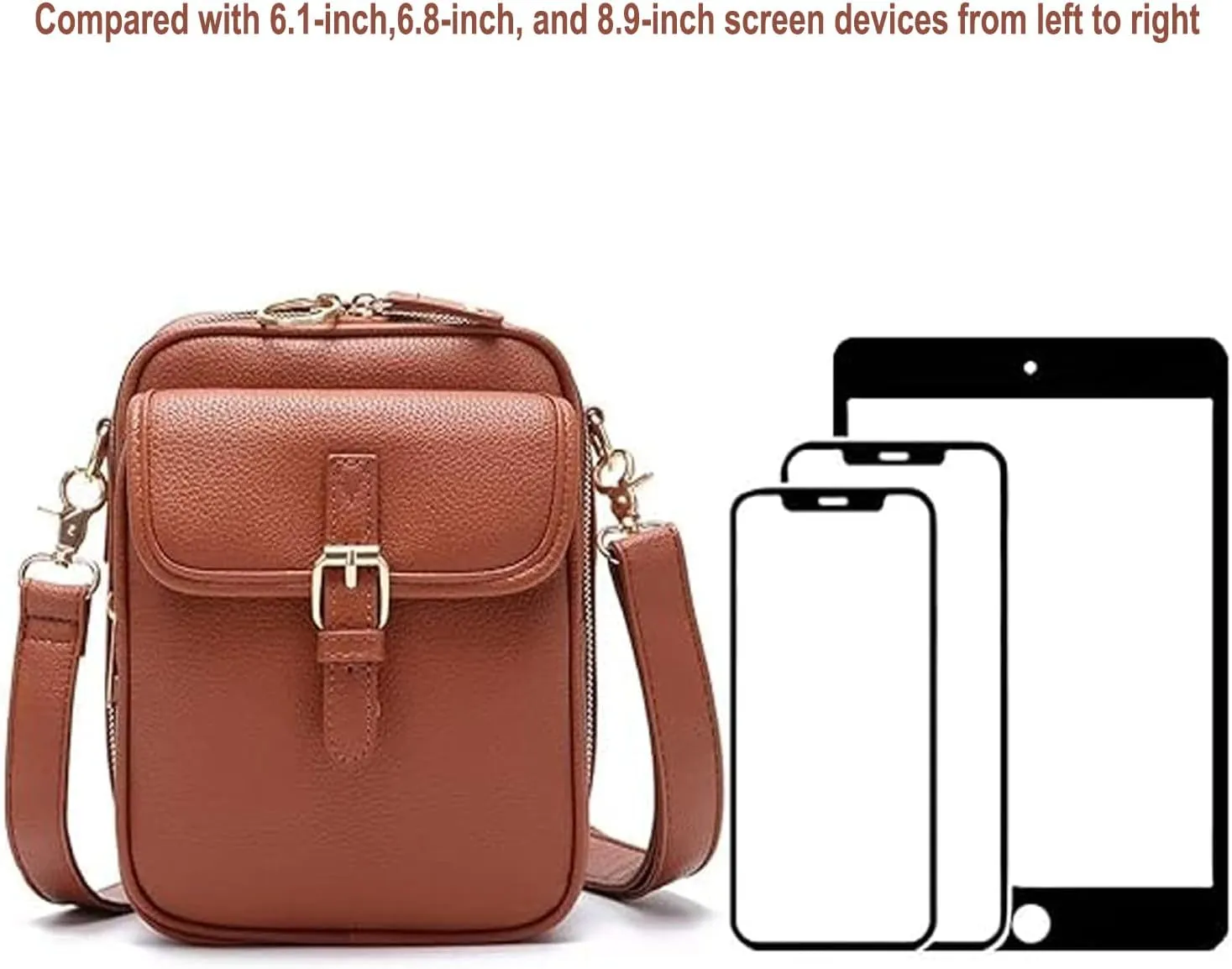 Collaboraten1 Crossbody Leather Bag, Collaborateam Urvashi Collaboration Tojoyride Anti Theft Shoulder Bags for Women Travel