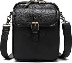 Collaboraten1 Crossbody Leather Bag, UrvashiVintage Double Layer Large Capacity Mini Cross Body Bags