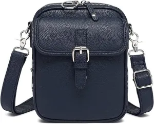 Collaboraten1 Crossbody Leather Bag, UrvashiVintage Double Layer Large Capacity Mini Cross Body Bags