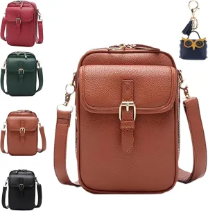 Comebybuy Purse Vintage Mini Messenger Bag, Vintage Large Capacity Messenger Bag for Women
