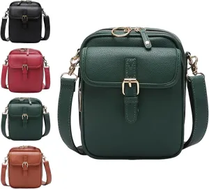 Comebybuy Vintage Large Capacity Messenger Bag, 2025 Upgrade Vintage Double Layer Large Capacity