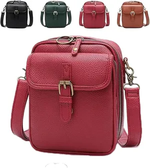 Comebybuy Vintage Large Capacity Messenger Bag, Purse Vintage Mini Messenger Bag for Women