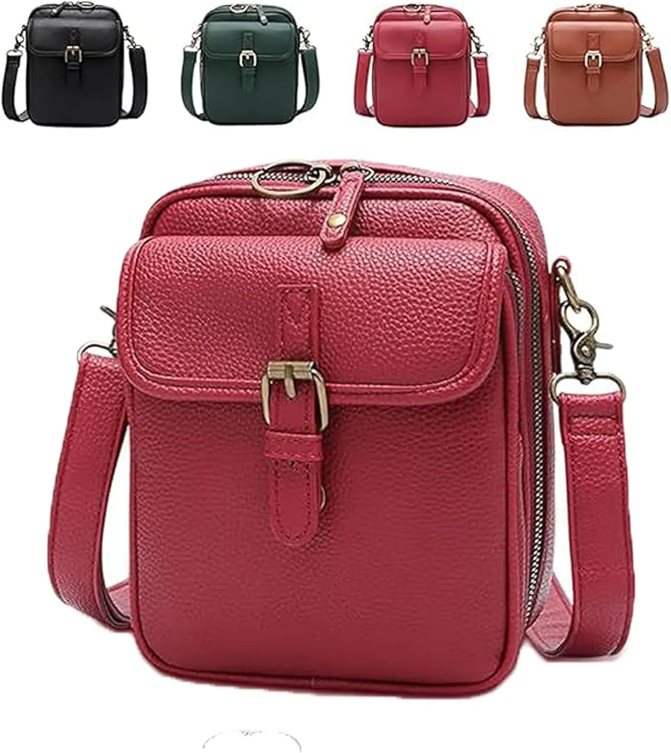 Comebybuy Vintage Large Capacity Messenger Bag, Purse Vintage Mini Messenger Bag for Women