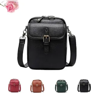 Comebybuy Vintage Large Capacity Messenger Bag, Upgrade Capacity Mini Messenger Bag,Vintage Messenger Bag with Card Slots