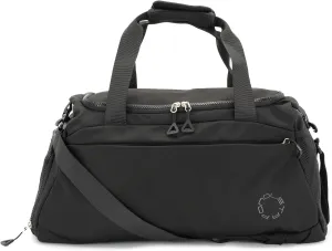 Convertible Gym, Sports & Travel Duffle - With Shoe Compartment & Wet Pocket, Overnight & Carry On Bag, Weekender (Black)