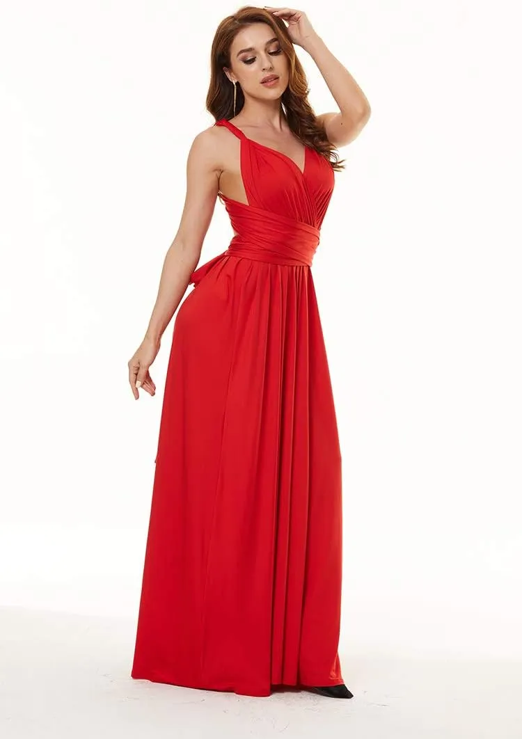 Convertible Warp Maxi Dress Multi Way Wear Party Wedding Bridesmaid Long Dresses