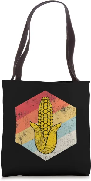 Corn Retro Vintage Midwest Ear Of Corn Cool Food Farmer Gift Tote Bag