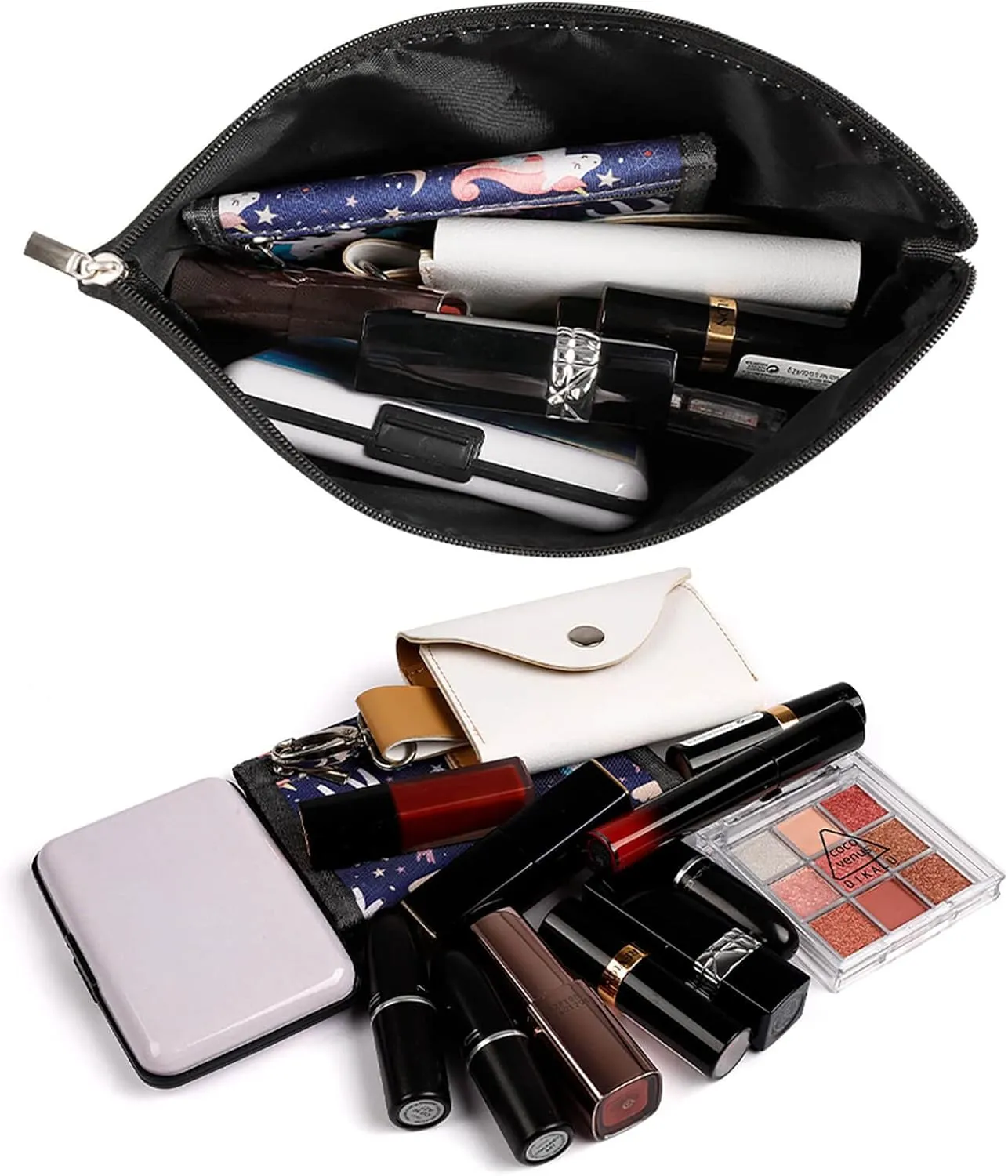 Cosmetic Bag Makeup Bags for Women Portable Makeup Bag Stamped with Ancient Rome Makeup Case Travel Toiletry Bag for Travel Accessories