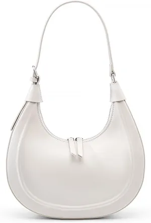 Crescent Shoulder Bags for Women, Genuine Leather Crossbody Purses, Underarm Purses with a Adjustable Strap