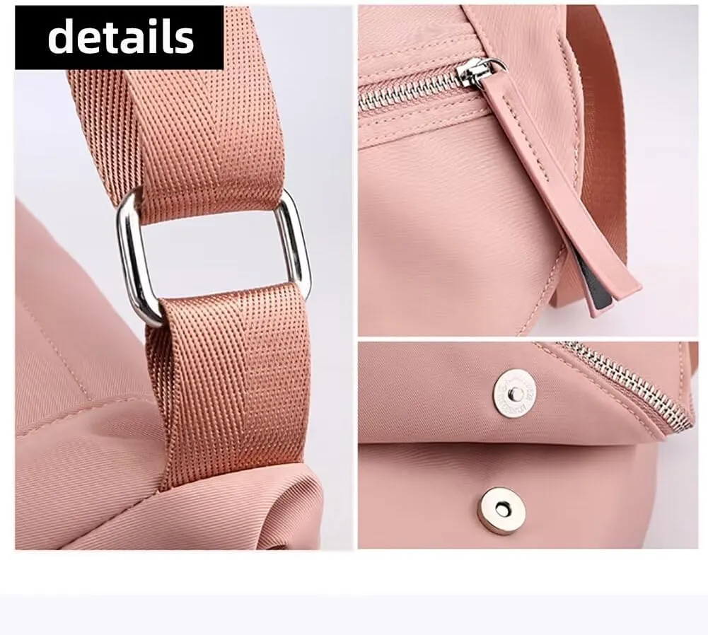 Crossbody Bag for Women Multi Pockets Shoulder Bag Nylon Waterproof Purse Lightweight Handbag Casual Travel Satchel