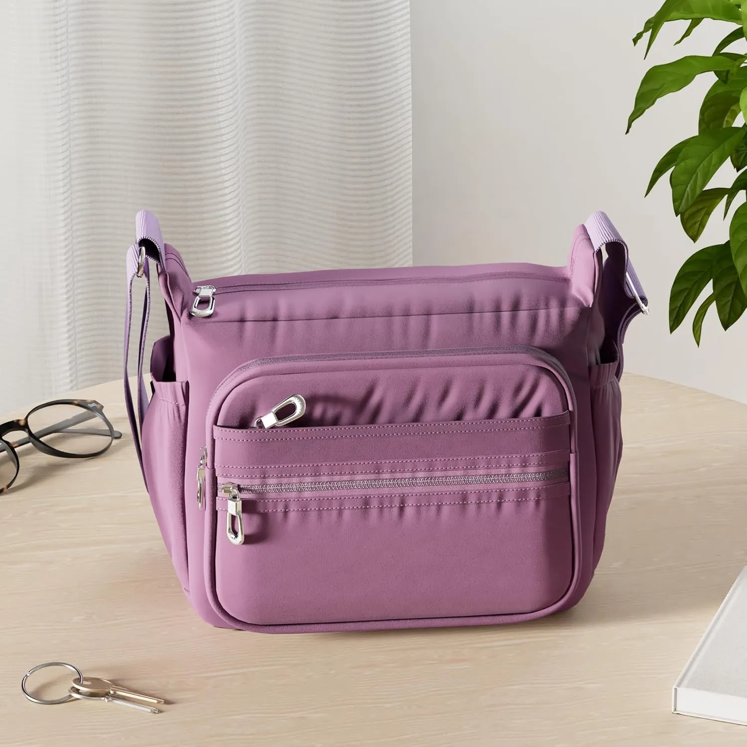 Crossbody Bag for Women Waterproof Shoulder Bag Messenger Bag Casual Nylon Purse Handbag