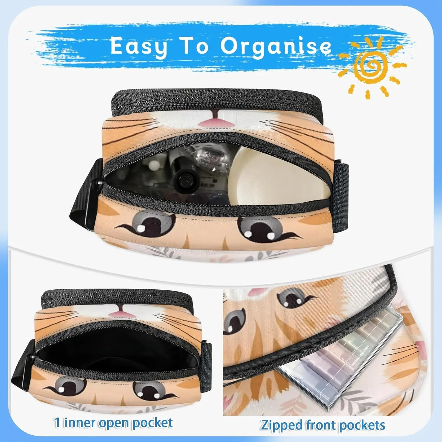 Crossbody Bag Small Sling Backpack Shoulder Bags Chest Pack Cross Body Daypack Basketball Belt Purses