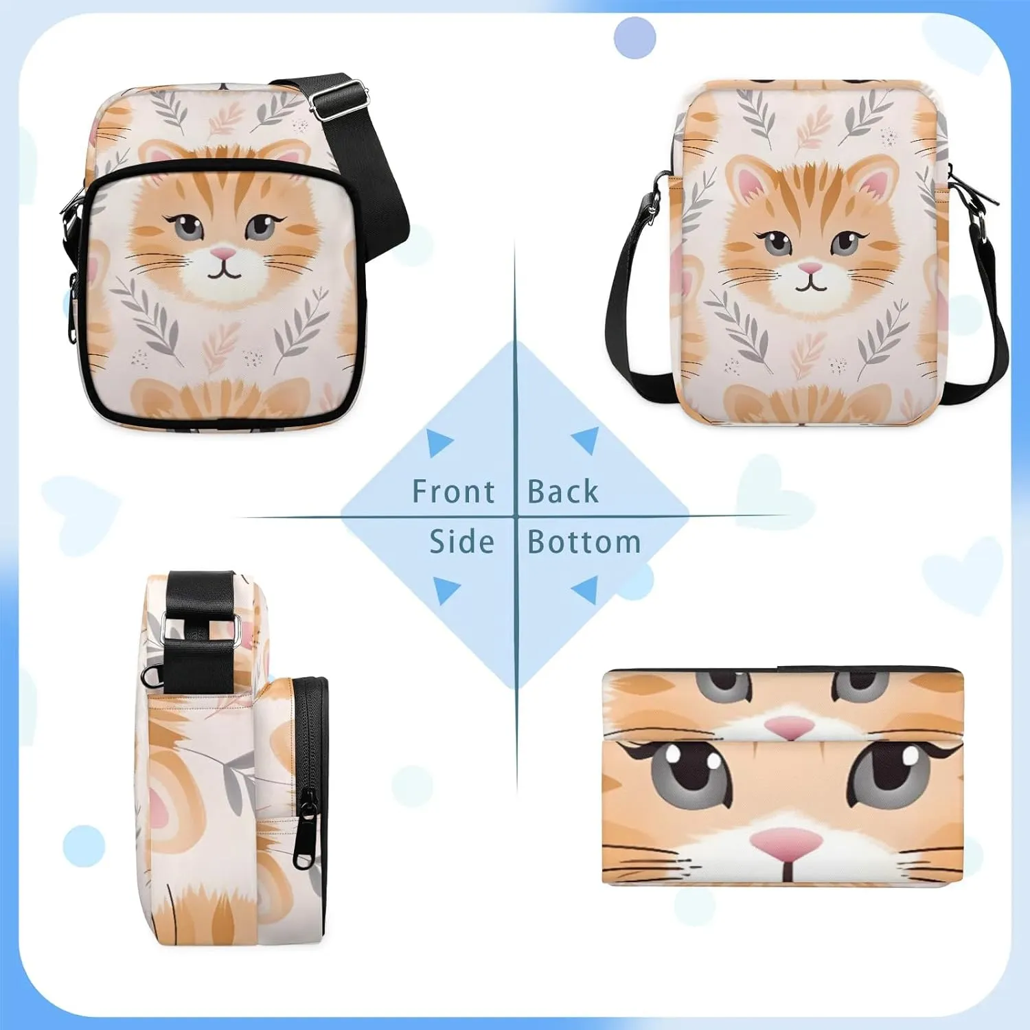 Crossbody Bag Small Sling Backpack Shoulder Bags Chest Pack Cross Body Daypack Basketball Belt Purses