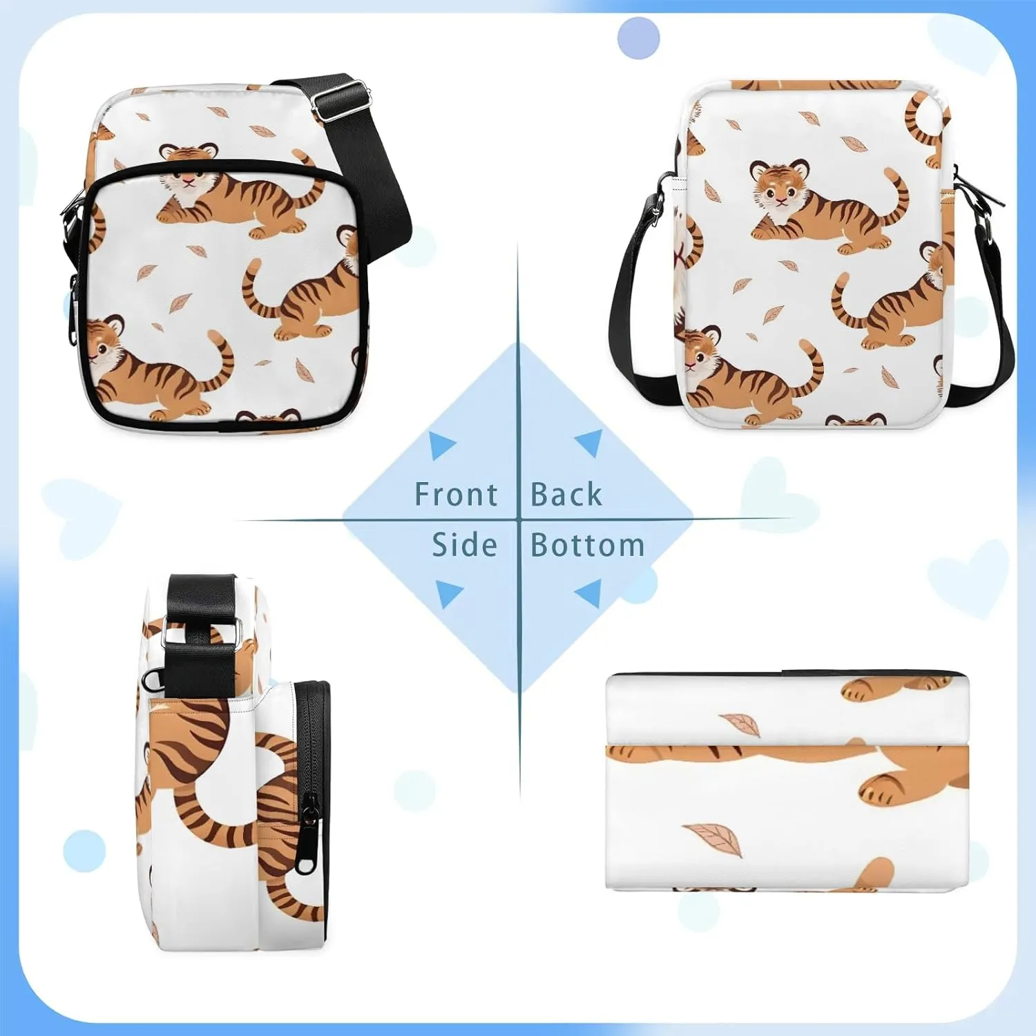 Crossbody Bag Small Sling Backpack Shoulder Bags Chest Pack Cross Body Daypack Basketball Belt Purses