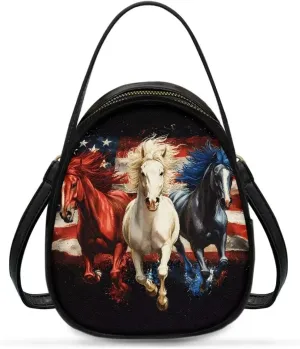 Crossbody Bags for Women, Graces Leather Bags for Women Vintage Retro Crossbody Handbag Fashion Bags for Daily Use