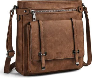 Crossbody Bags for Women Leather Purses: Fashion Women's Shoulder Handbags Medium Size Travel Ladies Cross Body Bag