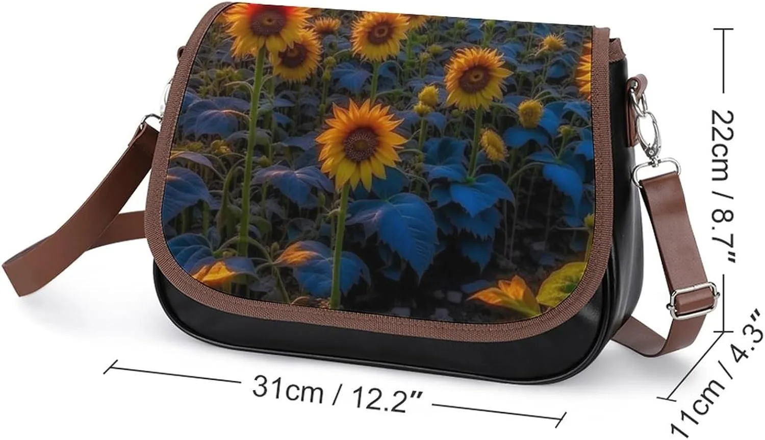 Crossbody Bags Purses Women, Lightweight Functional Multi Pocket Purse Adjustable Strap