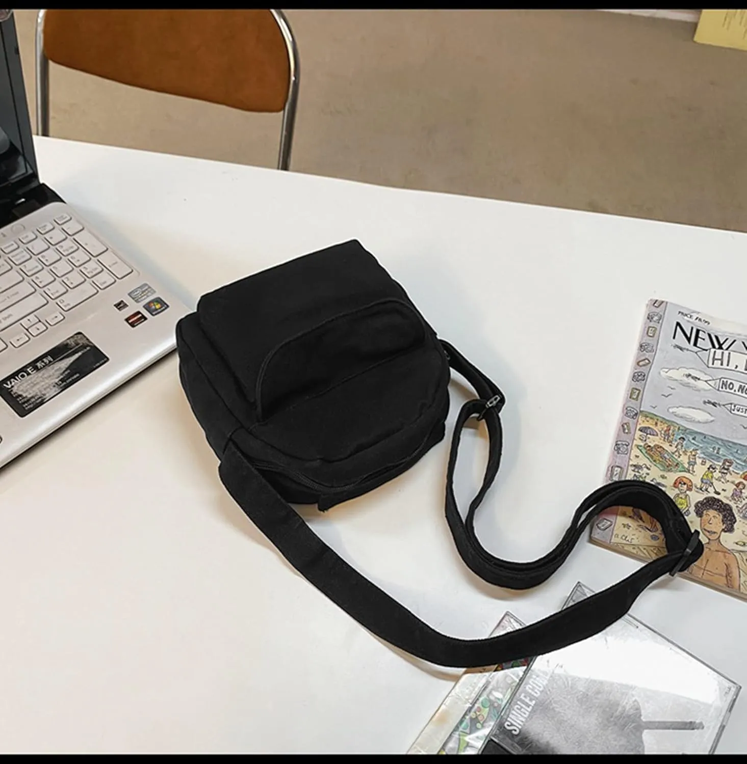 Crossbody Dumpling Bag Shoulder Bag Hobo Style Handbags Single Shoulder Bag for Women & Men Travel Small Messenger Bag