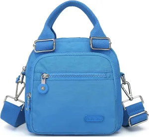 Crossbody Purses for Women Medium Pocketbooks Lightweight Ladies Satchel Bag Multi Pocket Shoulder Handbag