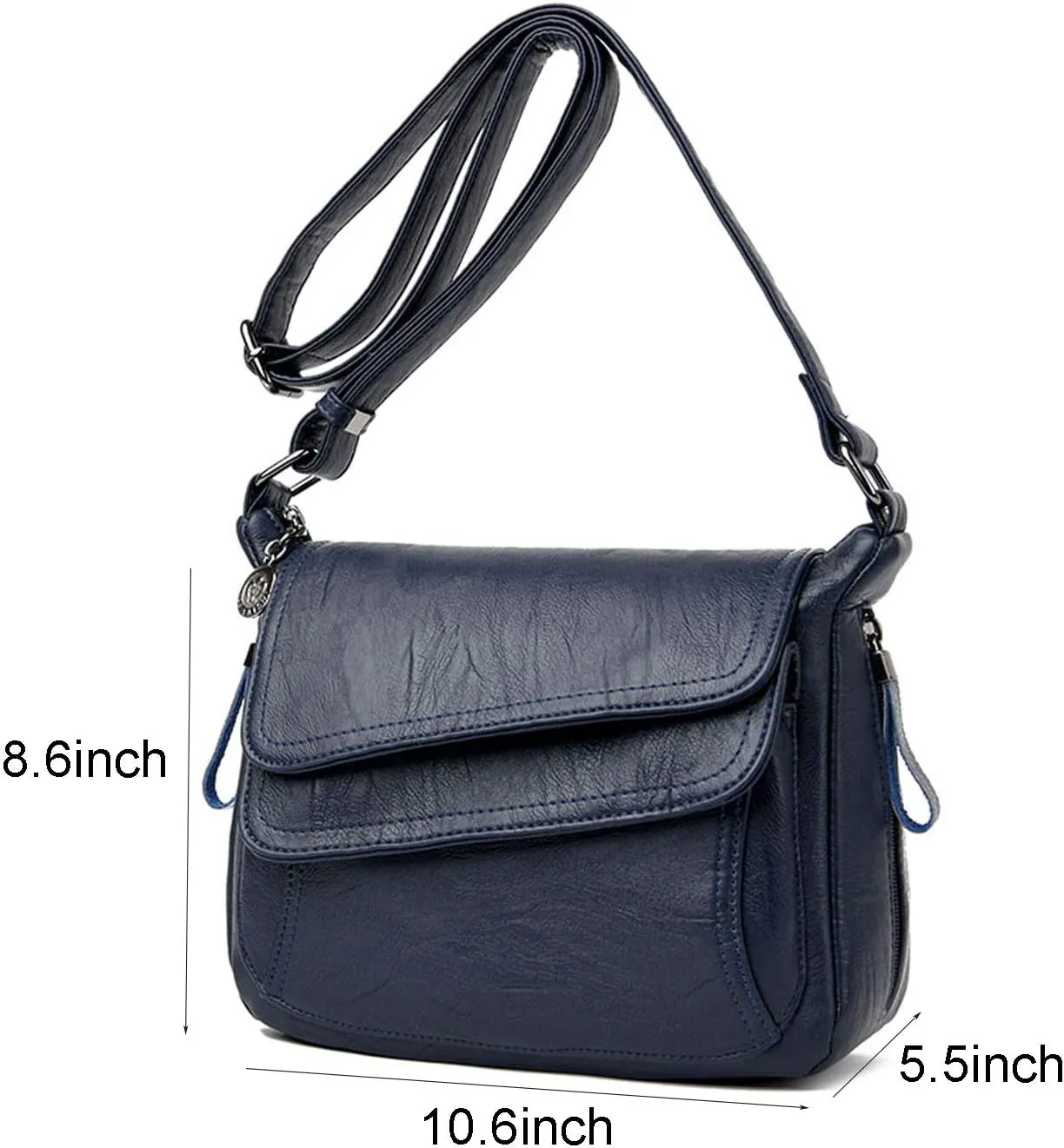 Crossbody Purses for Women PU Leather Hobo Shoulder Bags Travel Purses and Handbags Medium Pocketbooks