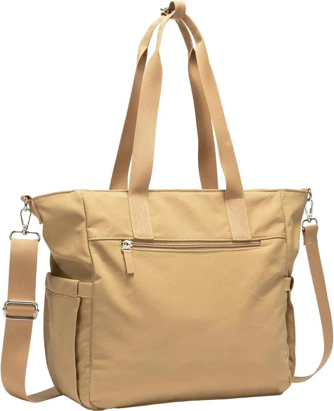 Crossbody Tote Bag for Women Medium Size Travel Tote Bags for Work with Zipper Shoulder Bag with Compartments