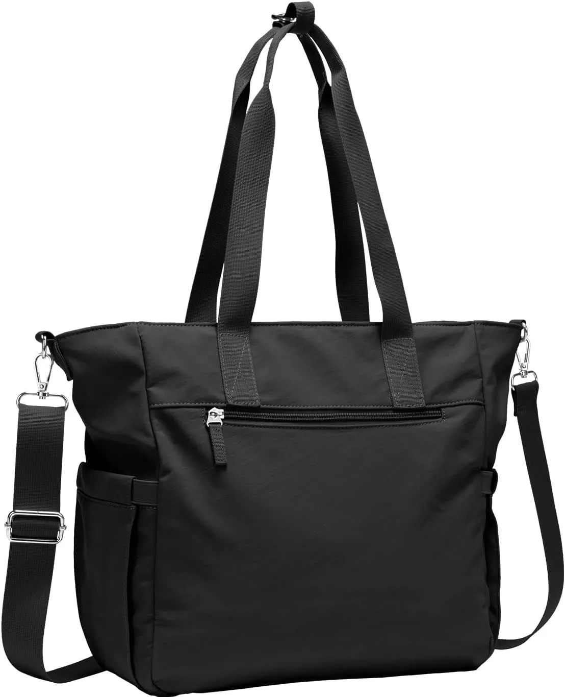 Crossbody Tote Bag for Women Medium Size Travel Tote Bags for Work with Zipper Shoulder Bag with Compartments