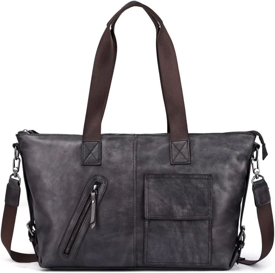 CSCDD Men's Handbags Shoulder Bags Casual Messenger Bags Retro Personality Travel Large Capacity Men's Bags